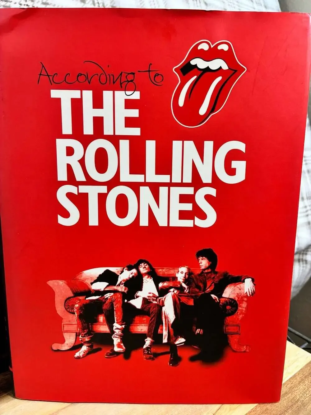 According To The Rolling Stones Hardcover Book And Metal License Plate